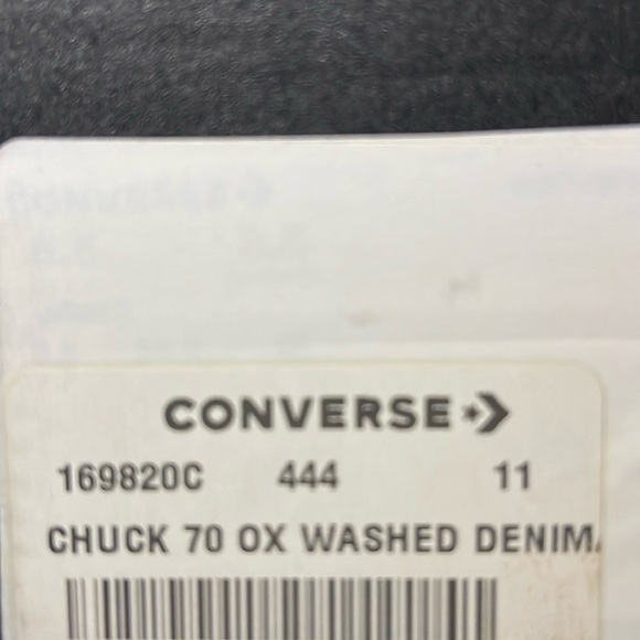 CONVERSE CHUCK 70 OX WASHED DENIM/MULTI/EGRET MEN’ - Picture 16 of 16